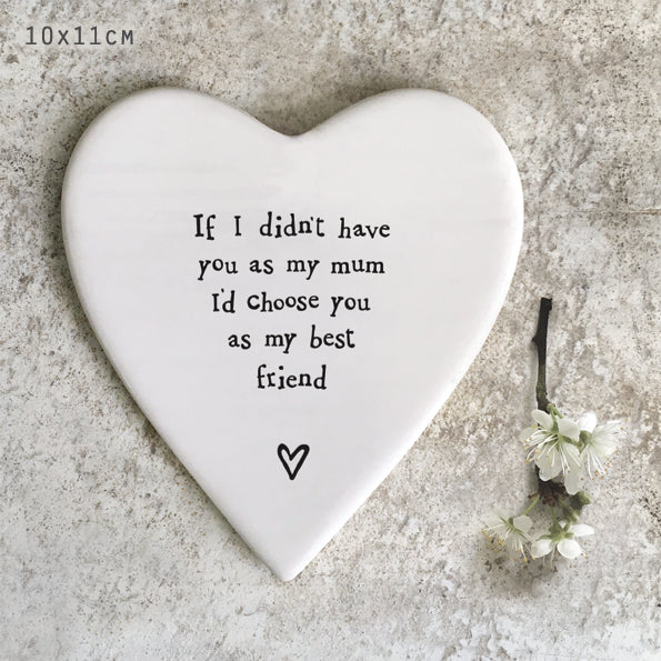 East Of India Porcelain Coaster Have You As A Mum