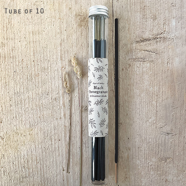 East Of India Tube Of Incense Sticks Black Pomegranate