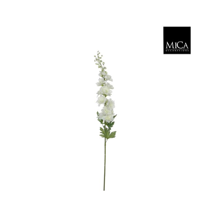 Mica Artificial Delphinium Stem White 78cm
