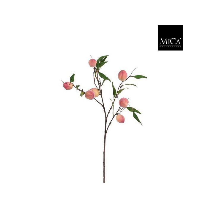 Mica Artificial Prunus Branch Dark Pink 93cm
