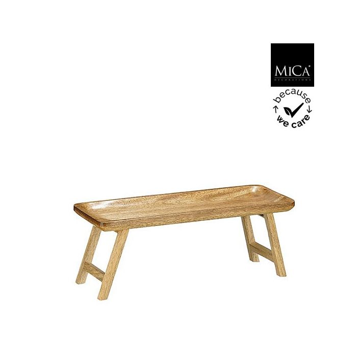 Mica Duko Mango Wood Serving Tray Brown