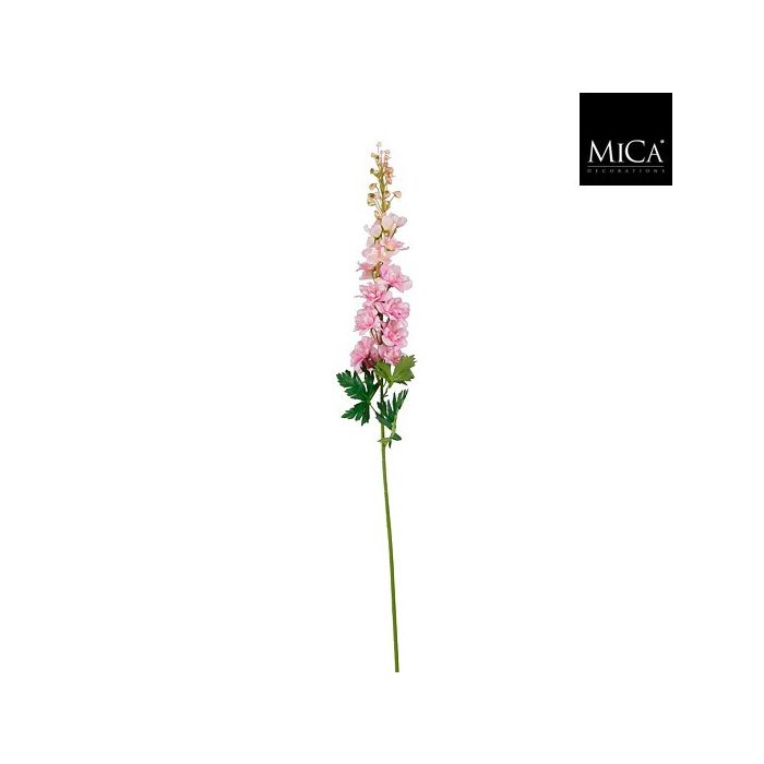Mica Faux Delphinium Stem Pink 78cm