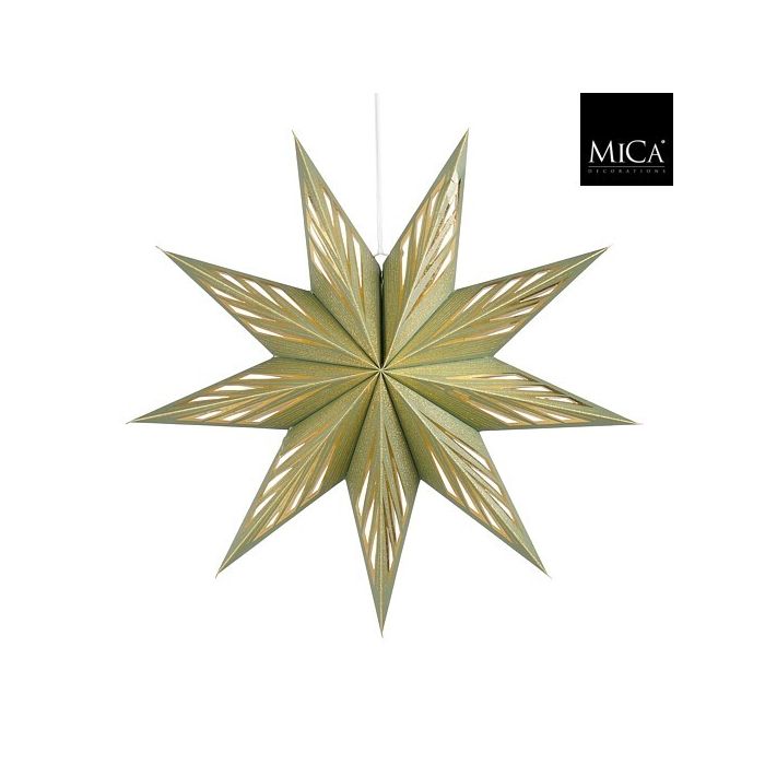 Mica Star Hanging Green 18 x 60cm