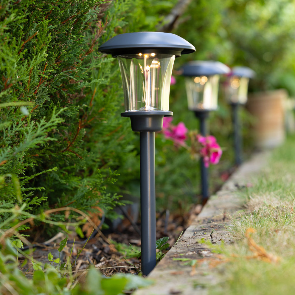 Noma Tawny Connectable Border Lights Starter Set of 3 - Slate