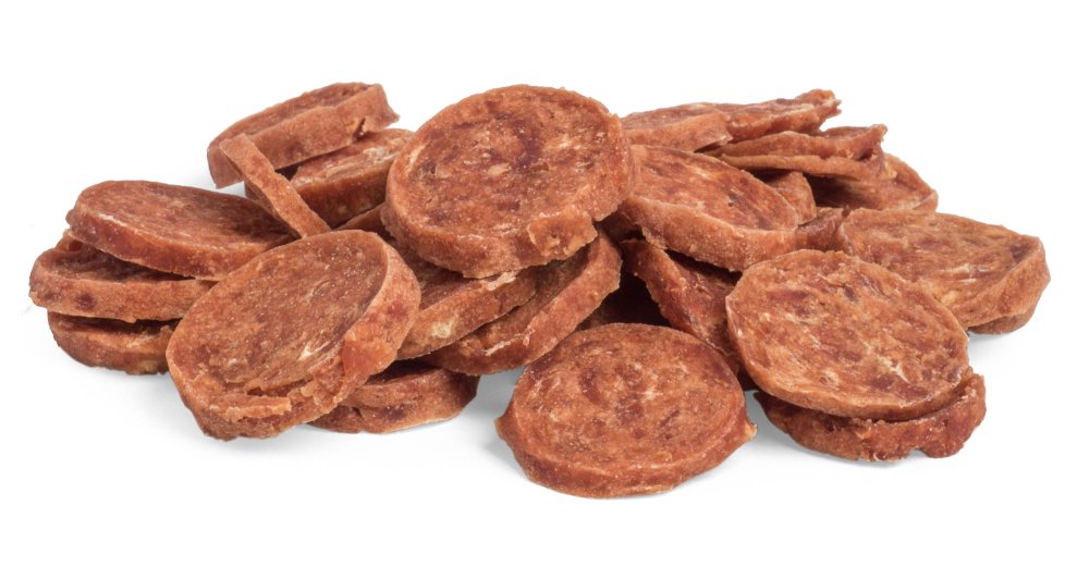 Petface Dog Deli Duck Sausage Slices Dog Treats 100g