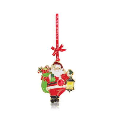 Tipperary Gem Santa & Lantern Christmas Decoration