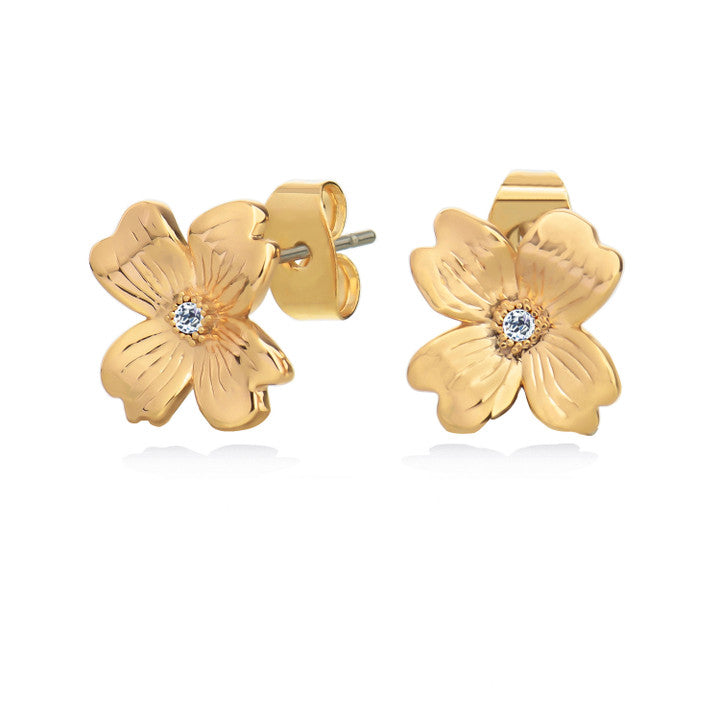 Tipperary Le Fleur Collection Cubic Zarconia Earrings