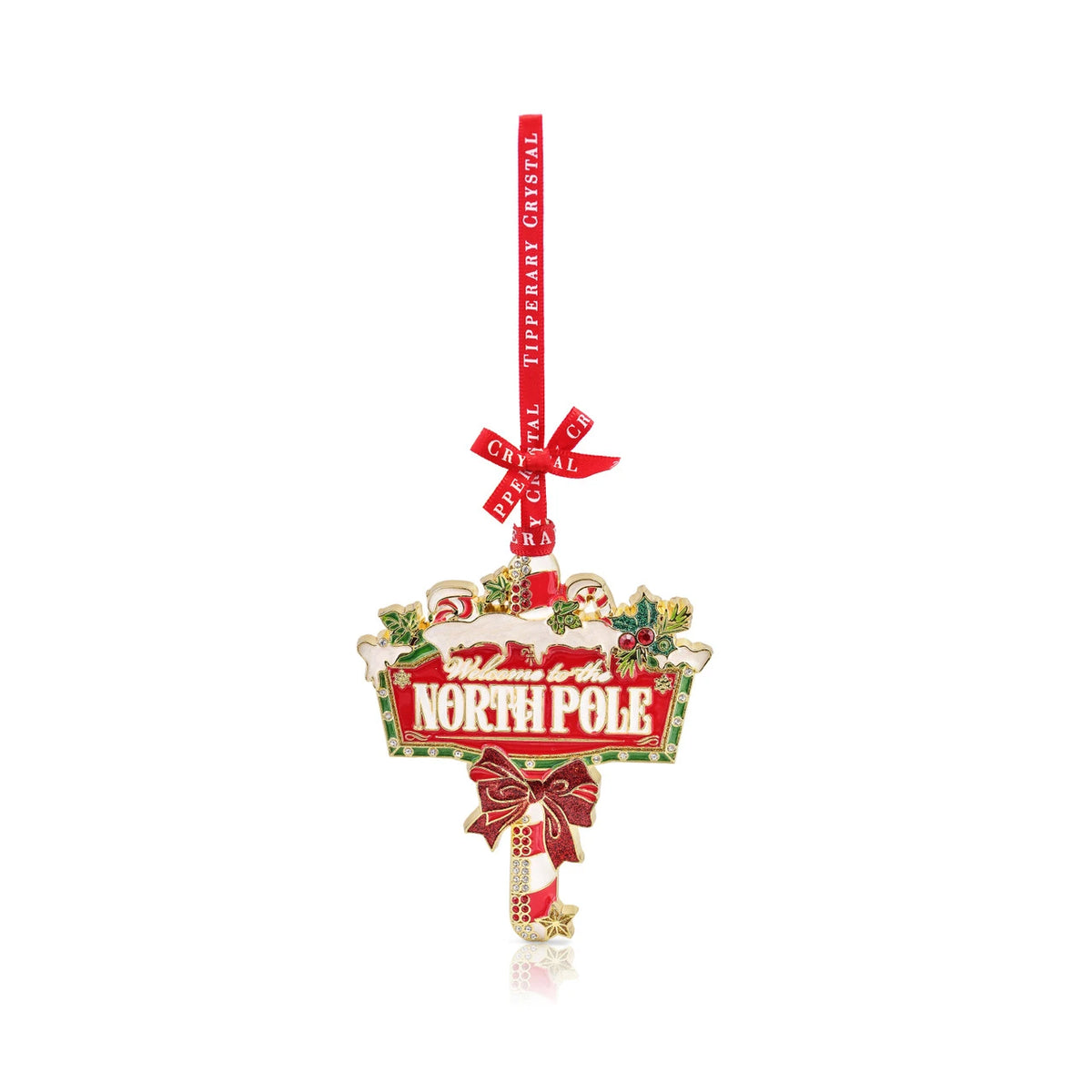 Tipperary Sparkle North Pole Sign Decoration