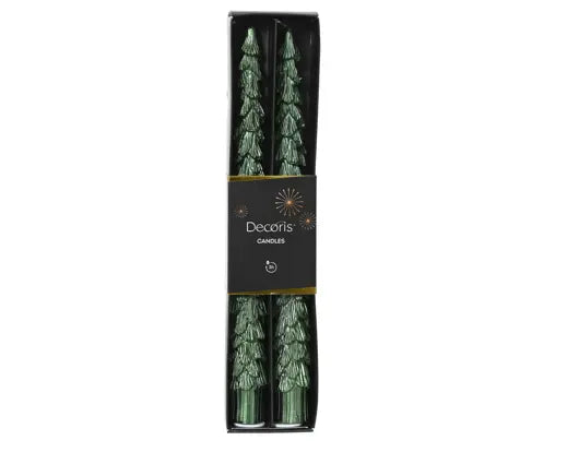 Decoris Dinner Candle Pine Tree 25cm