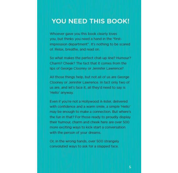 One Liners Cheesy Chat Up Lines Book