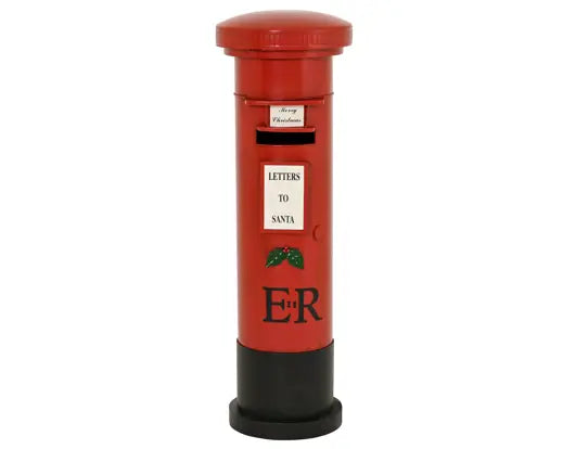 Decoris Mailbox Iron Red 38.74cm x 38.74cm x 122.56cm