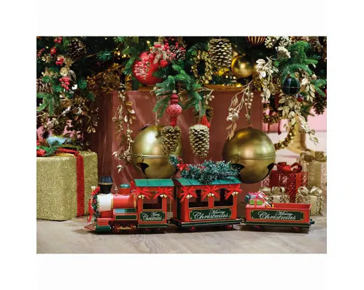 Decoris Christmas Train 92cm x 16.3cm x 30cm