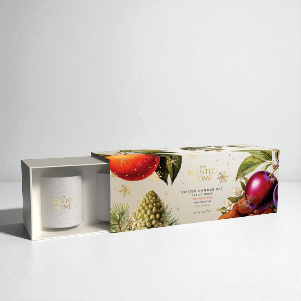 The Scented Home Votive Candle Set Festive