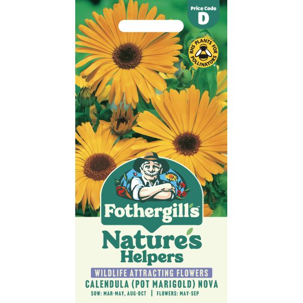 Mr Fothergills Natures Helpers Calendula Pot Marigold Nova