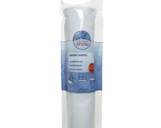 Snow Carpet Polyester White L350cm W90cm