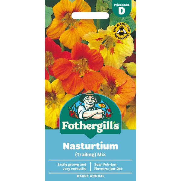 Mr Fothergills Nasturtium (Trailing) Mix