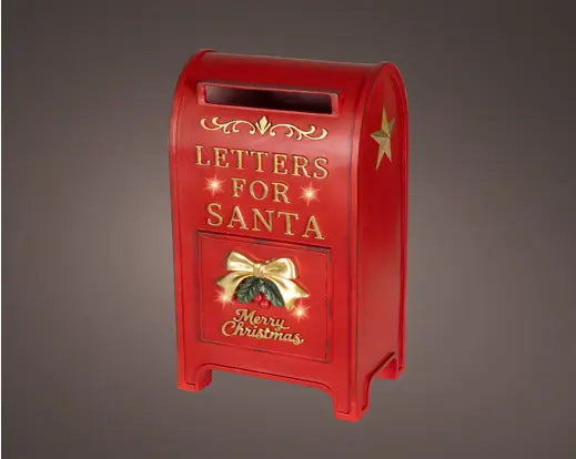 Lumineo Santas Letterbox Light Up LED 45cm
