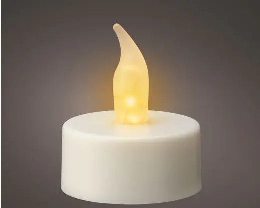 Lumineo LED Tealights Fire Flame Effect Pack of 6