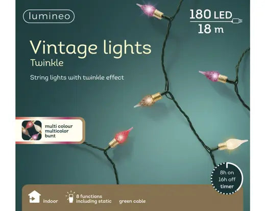 Lumineo Vintage Twinkle Lights Indoor