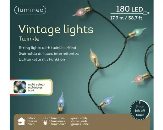 Lumineo Vintage Twinkle Lights Indoor