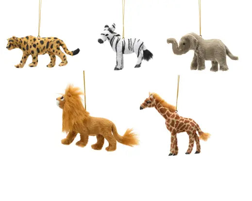 Decoris Safari Animals 13cm Single Assorted