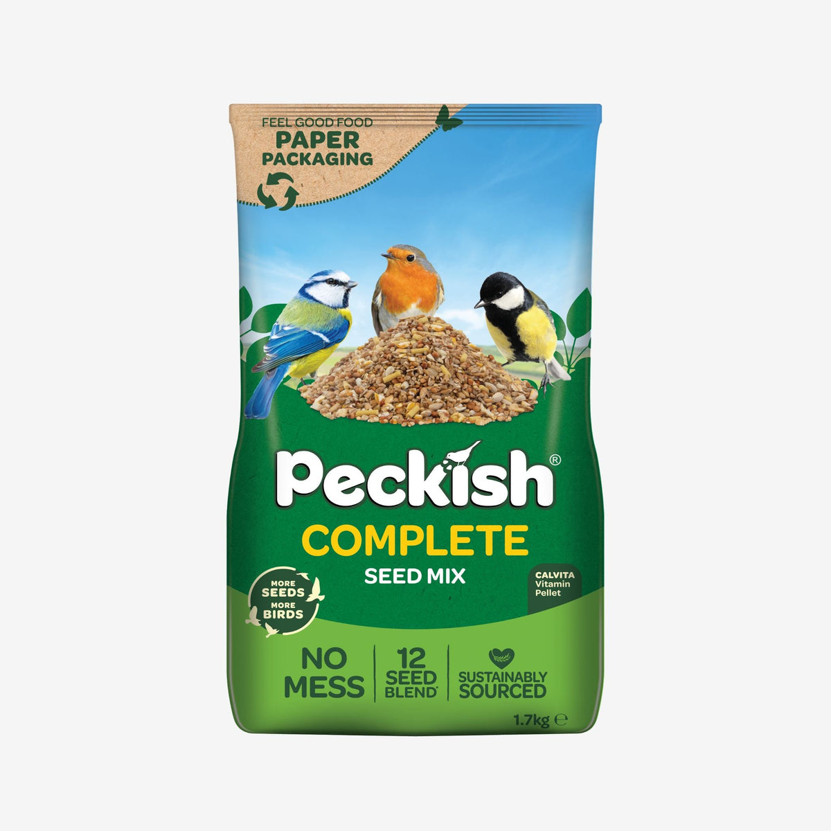 Peckish Complete Seed Mix 1.7kg 20% EXTRA FREE