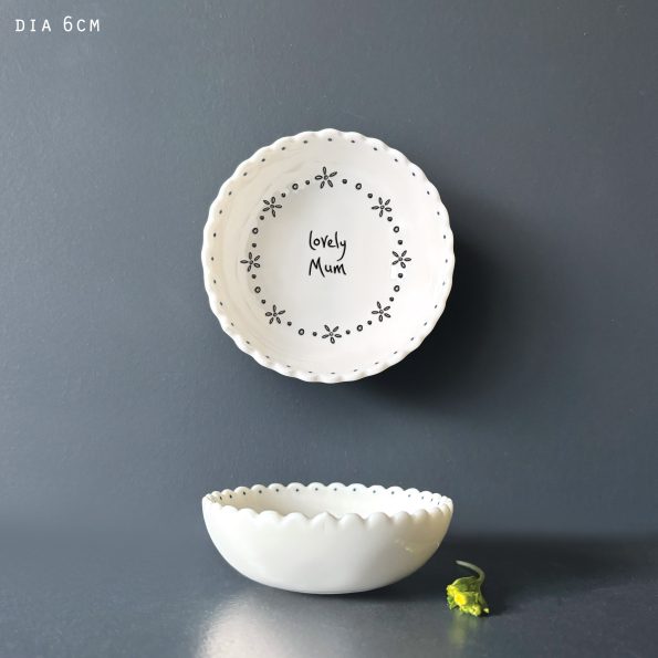 East of India Scallop Bowl Small - Lovely Mum