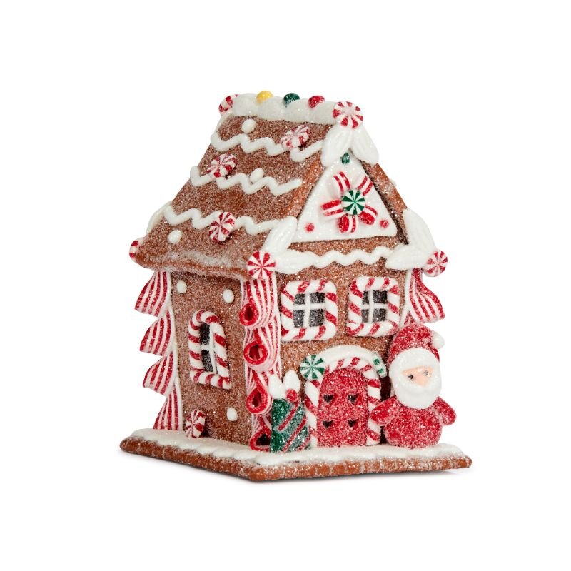 Smart Garden Gingerbread Santa Candy Cane Cottage