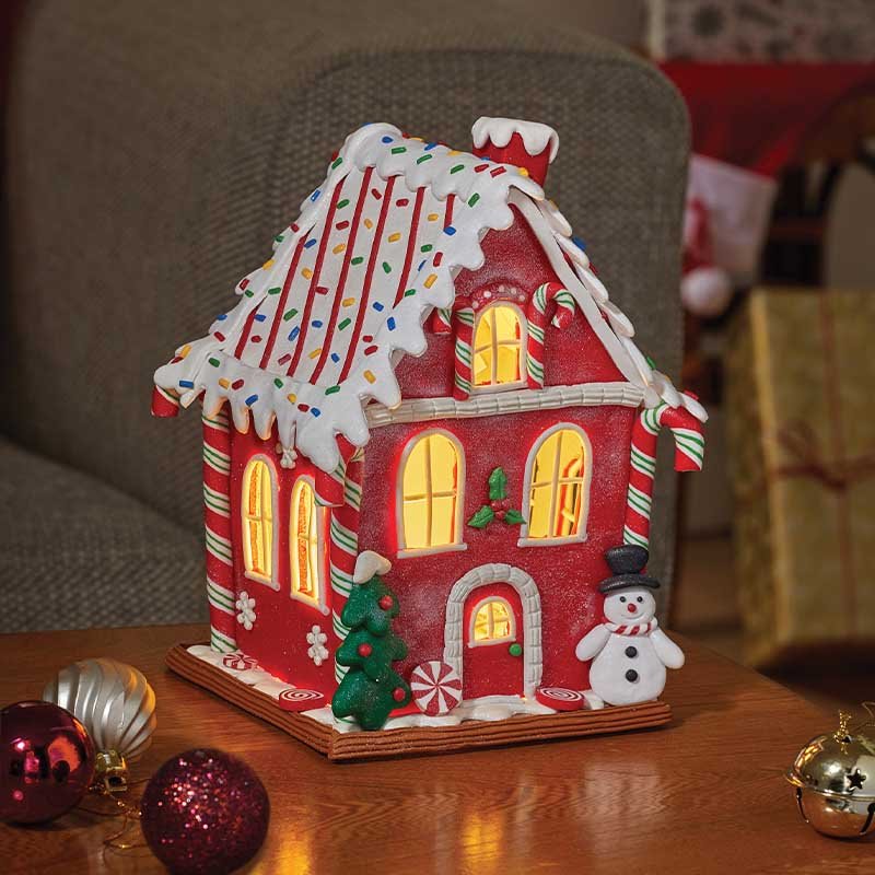 Smart Garden Gingerbread Frosty Candy Cabin