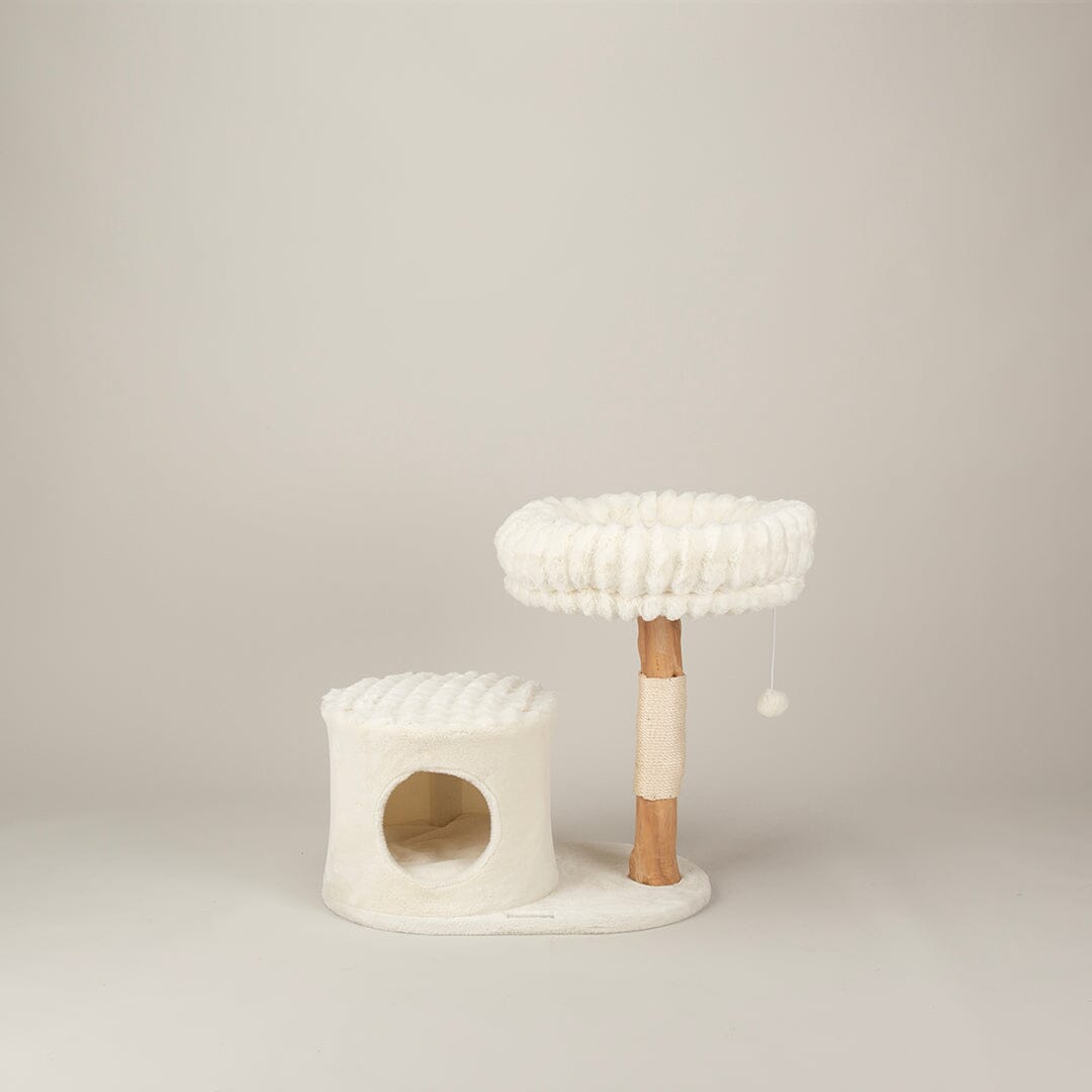Scruffs Himalayas Cat Scratching Tree Cream
