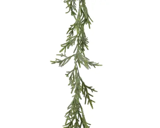 Decoris Merry Fir Glitter Garland Indoor Green 180cm