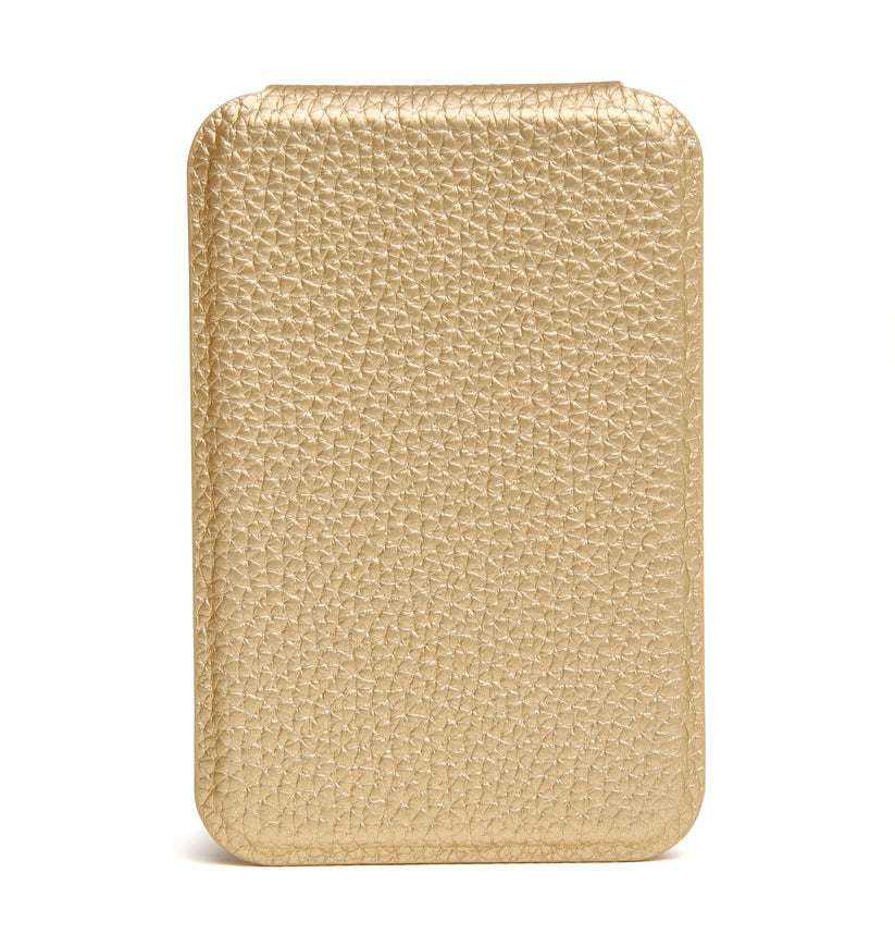 Alice Wheeler Mini Folding Mirror Gold