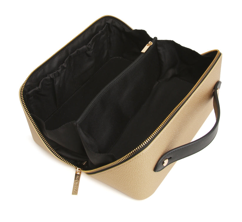 Alice Wheeler Kensington Train Case Gold
