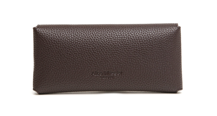 Alice Wheeler Kensington Glasses Case Chocolate