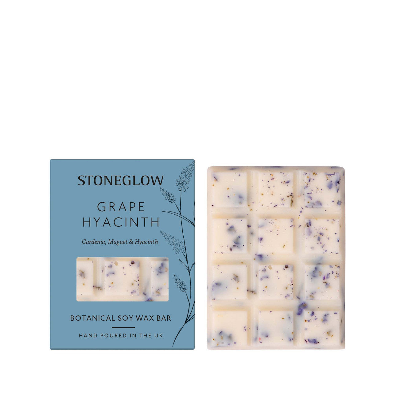 Stoneglow Botanical Wax Melt Bar Grape Hyacinth
