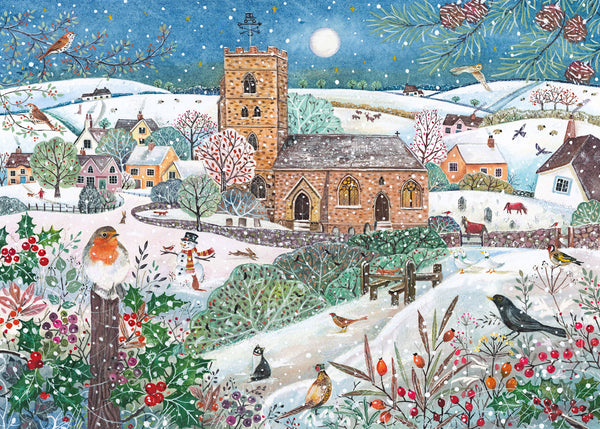 Otter House Jigsaw 1000 Piece - Winter Village