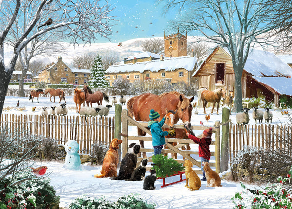 Otter House Jigsaw 1000 Piece - Winter Treats
