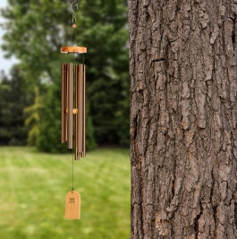 Panacea Wood & Aluminum Wind Chime Silver 91cm (36”)