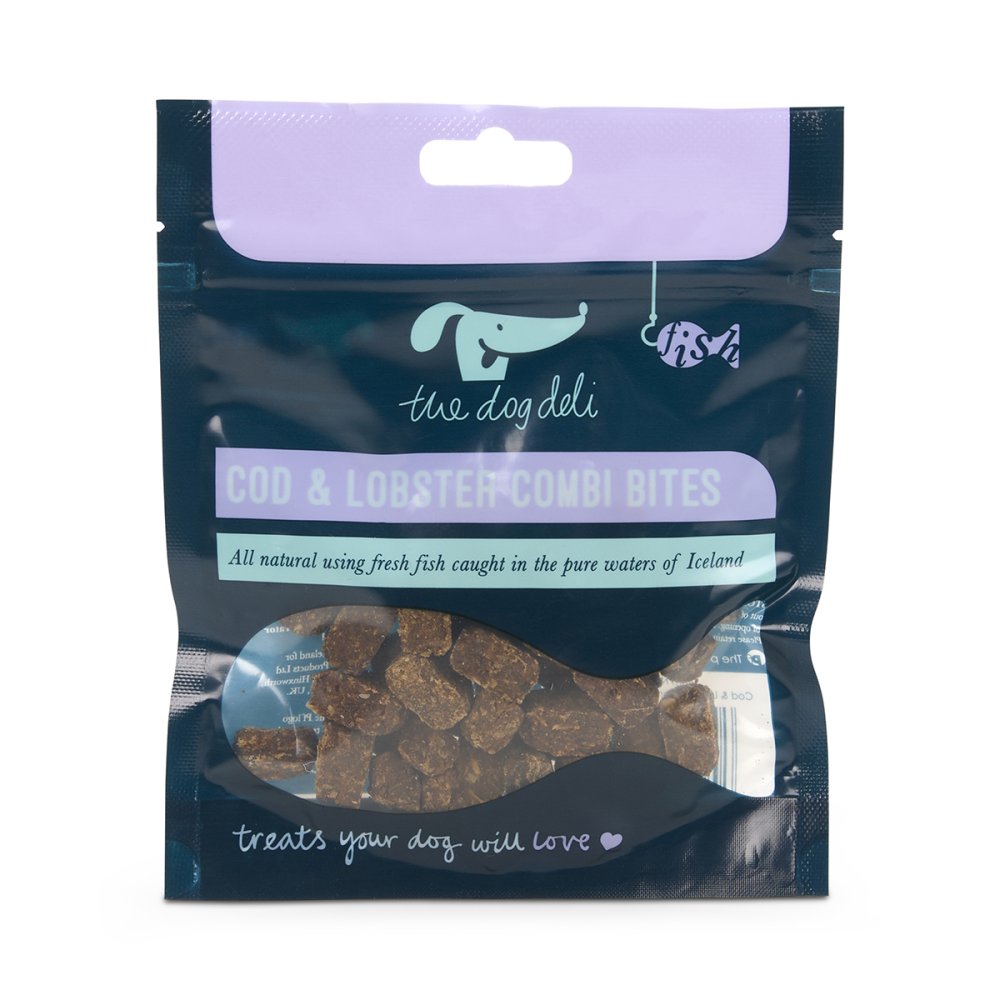 Petface Dog Deli Cod & Lobster Combi Bites Dog Treats 60g
