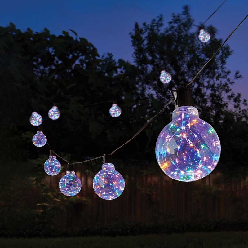 Smart Garden Galaxy Firefly Festoons LV String Lights, MC - Set of 10