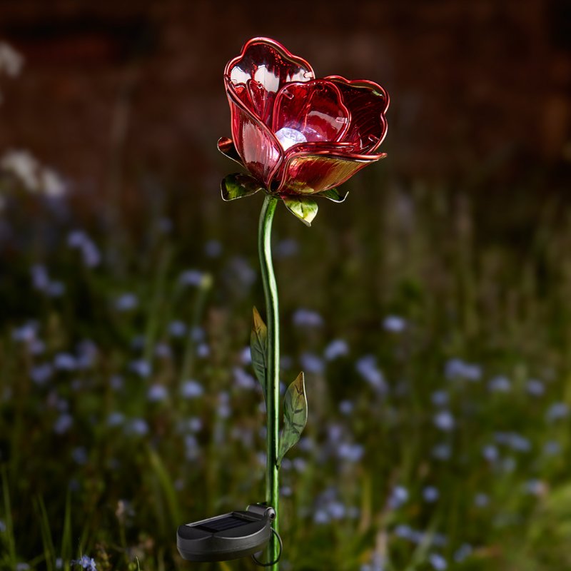 Smart Garden Rose Solar Light