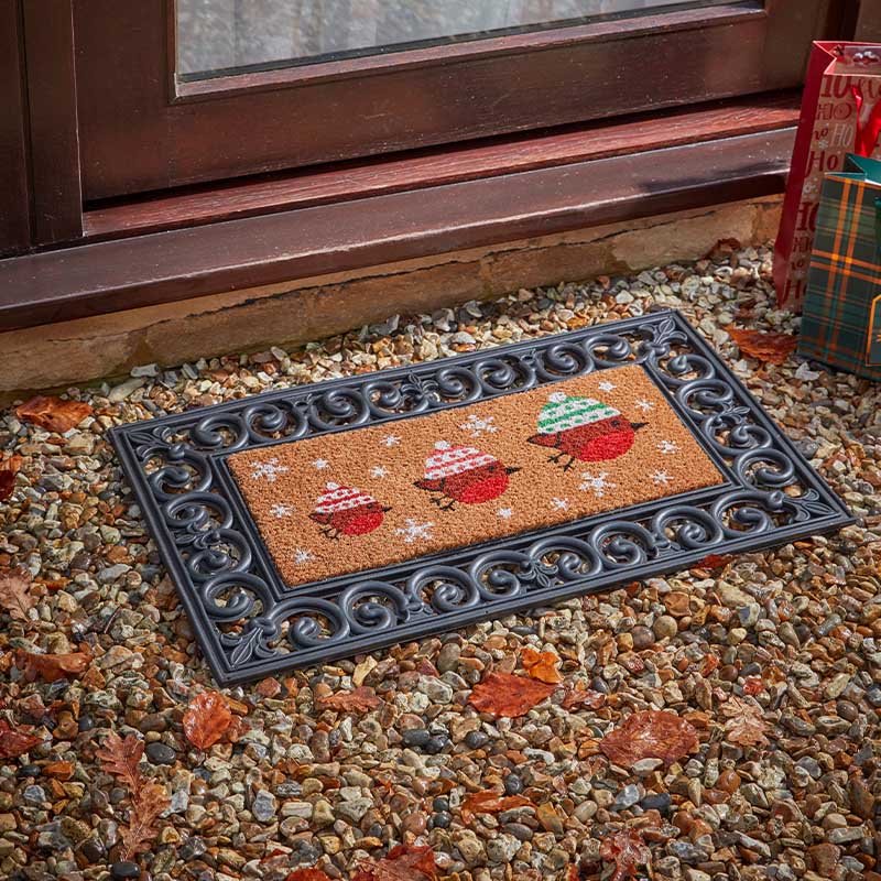 Smart Garden Festive Robins Insert Decoir Mat 23x53cm