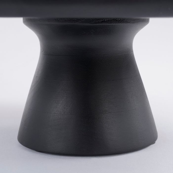 Mica Tallo Mango Wood Cake Stand Black