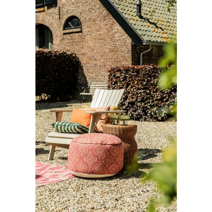 Mica Gaia Outdoor Pouffe Bordeaux