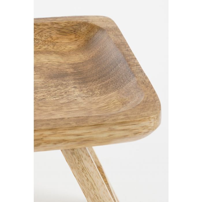 Mica Duko Mango Wood Serving Tray Brown