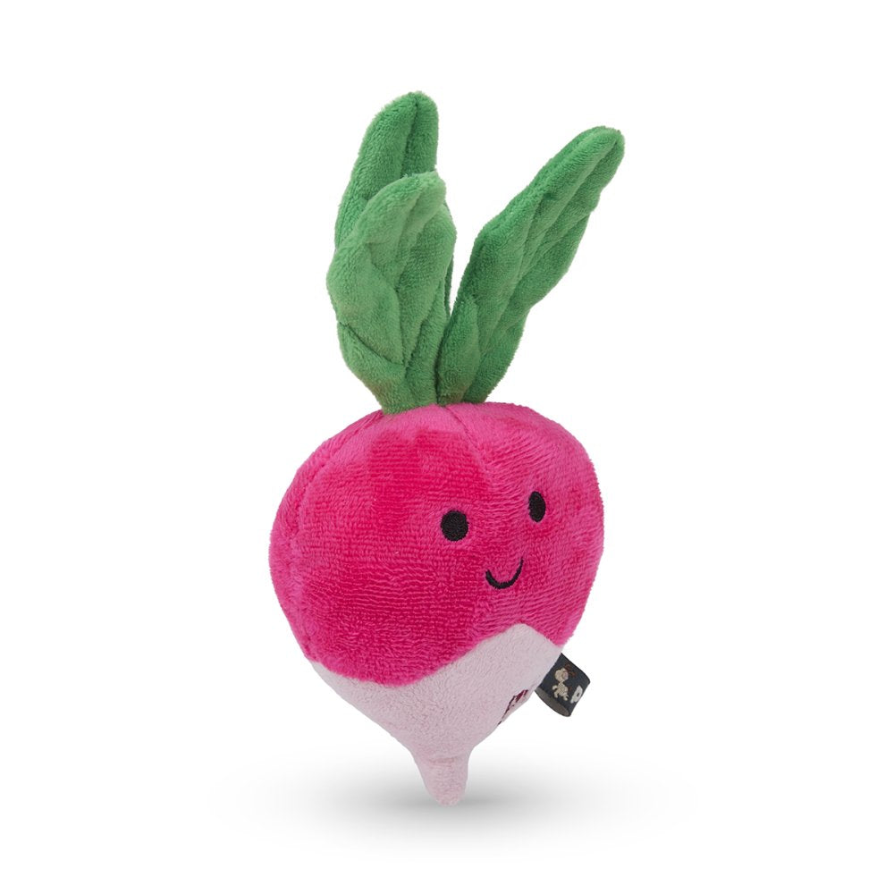 Petface Foodie Faces Reuben Radish Plush Dog Toy