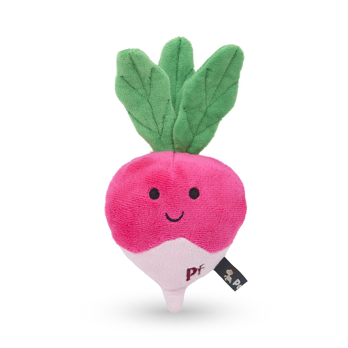 Petface Foodie Faces Reuben Radish Plush Dog Toy
