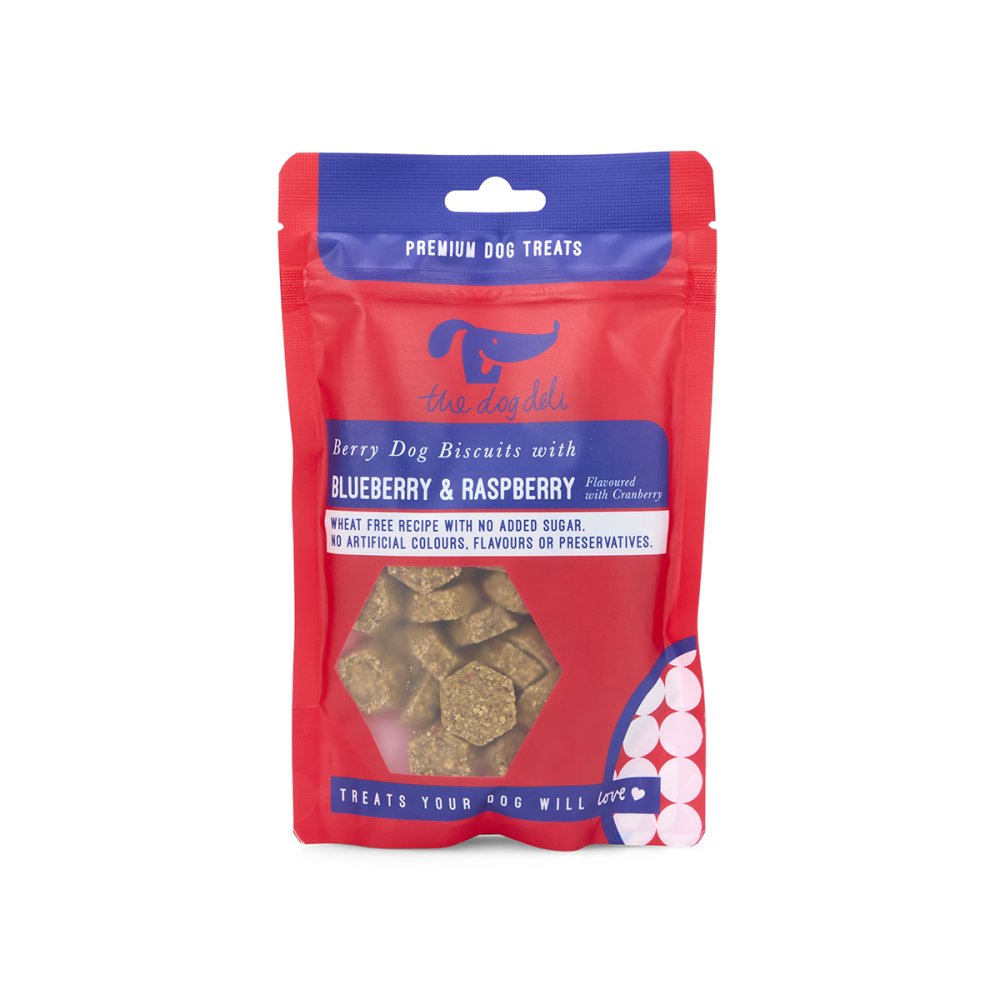 Petface Dog Deli Berry Biscuits With Blueberry & Raspberry 120g