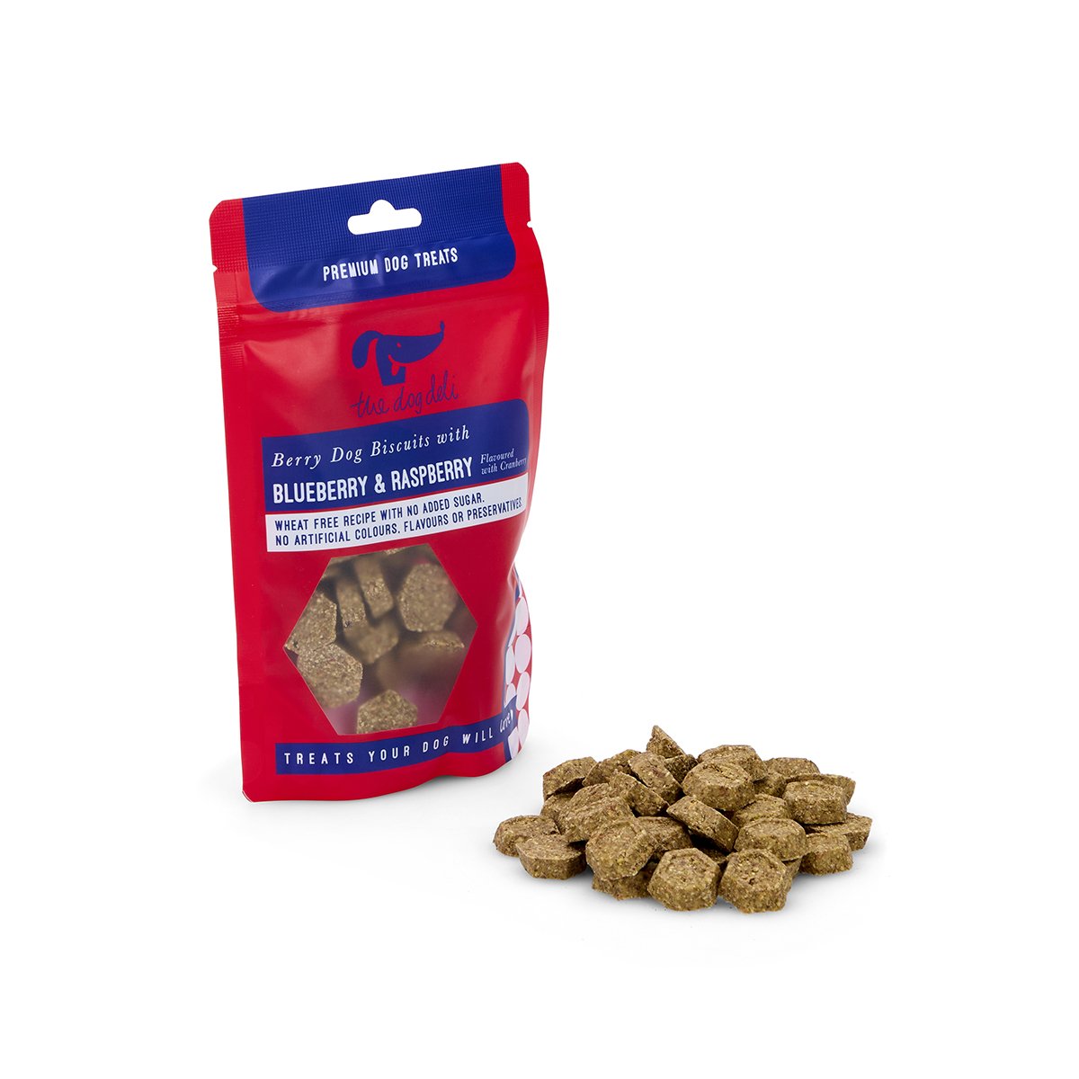 Petface Dog Deli Berry Biscuits With Blueberry & Raspberry 120g