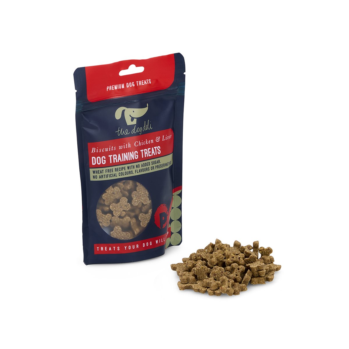 Petface Dog Deli Biscuits With Chicken & Liver Training Treats 120g